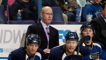 Ray Bennett Behind the St. Louis Bench