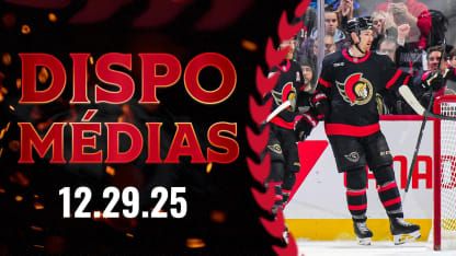 Jake Sanderson dispo médias après le match contre CBJ