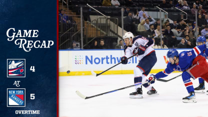 Columbus Blue Jackets New York Rangers game recap March 2 2026