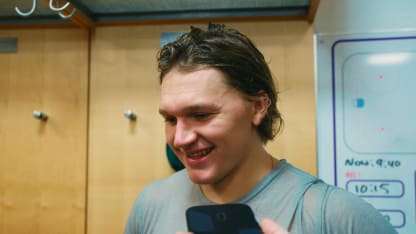 Kaprizov Postgame at New York Rangers 10/20