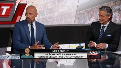 NHL Tonight on the golf game of Joe Pavelski