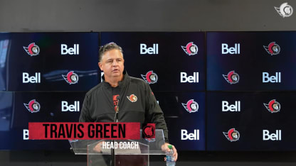 Travis Green pregame availability vs TOR