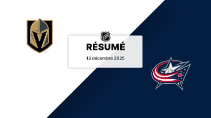 VGK vs CBJ | Résumé | 13/12/2025