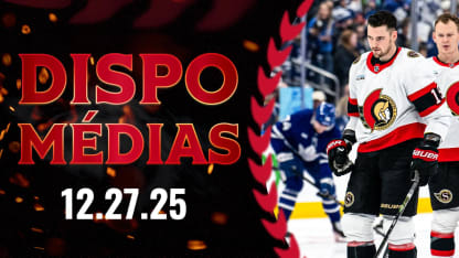 Drake Batherson dispo médias après le match contre TOR