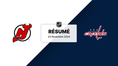 NJD vs WSH | Résumé 23/11/24