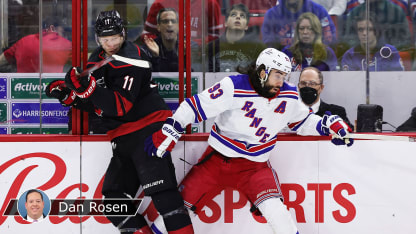 Staal Zibanejad with badge