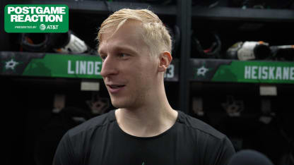 BOS@DAL Postgame: Esa Lindell