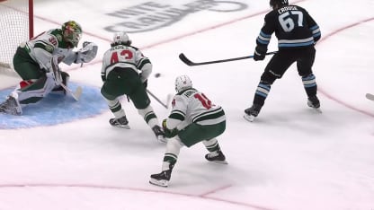 MIN@UTA: Crouse scores goal against Jesper Wallstedt