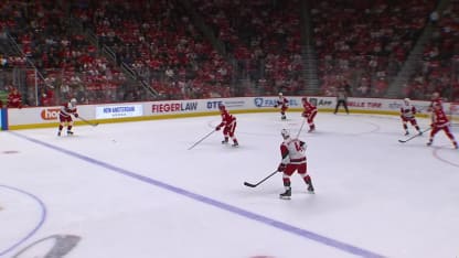 CAR@DET: Gostisbehere scores PPG against John Gibson