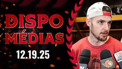 Drake Batherson dispo médias