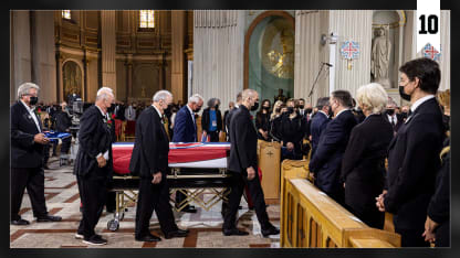 Guy Lafleur funeral - casket