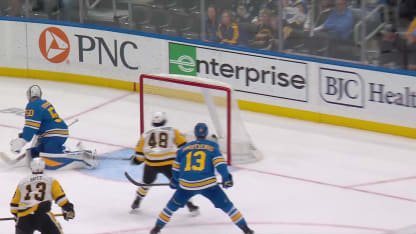 PIT@STL: Mantha scores goal against Jordan Binnington