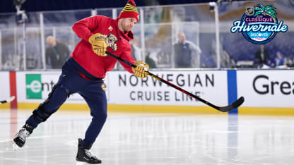 Barkov on ice WC French