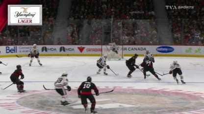 CHI@OTT: Tkachuk marque un but contre Arvid Soderblom