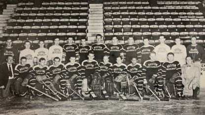 Lloyd Robinson 1949 BU team photo