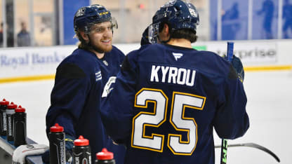 Blues get training camp underway