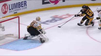 BOS@PIT: Novak scores goal against Joonas Korpisalo