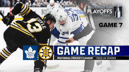 Toronto Maple Leafs Boston Bruins Game 7 recap May 4