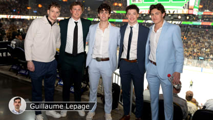 Prospects attend game 4 Final badge Lepage