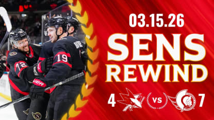 Batherson Doubles Down as Sens Take Down Sharks