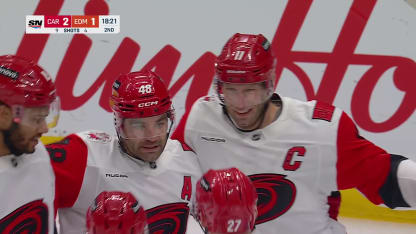 CAR@EDM: Martinook scores goal against Tristan Jarry