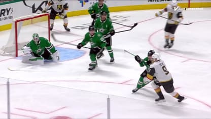 VGK@DAL: Oettinger with a great save against Jack Eichel