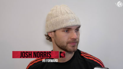 Josh Norris dispo média avant le match contre TOR