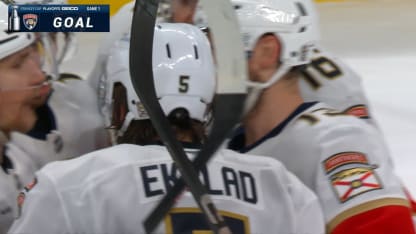 FLA at CAR: Ekblad strikes from the dot