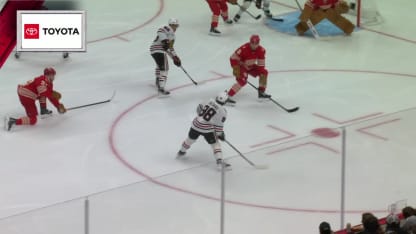 Bedard goes upstairs 59 seconds in