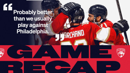 RECAP: Panthers 2, Flyers 1