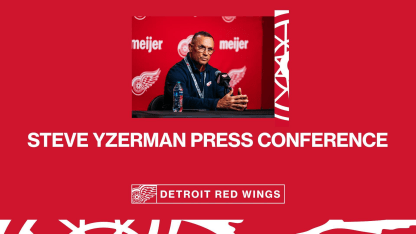 Steve Yzerman press conference