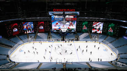 Arena Rogers Place pregame Arizona Coyotes Game 3 Playoffs 2020 August 15