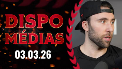 Michael Amadio dispo média après le match contre EDM