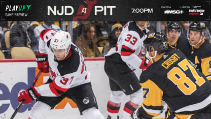 Devils Penguins Zacha Crosby