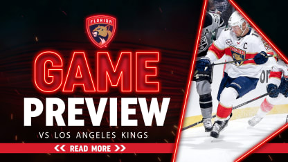 The Florida Panthers face off against the LA Kings tonight.