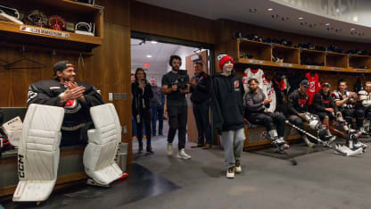 Theo locker room