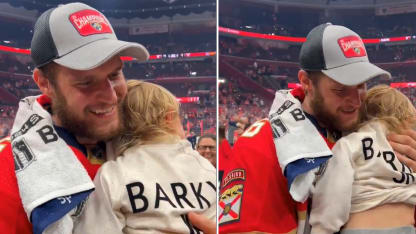 Barkov son sleepy after Florida Panthers Stanley Cup win