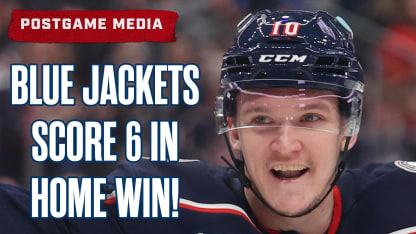 Boom! Blue Jackets Score 6 in Win! | Postgame Media