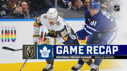 Vegas Golden Knights Toronto Maple Leafs game recap February 27