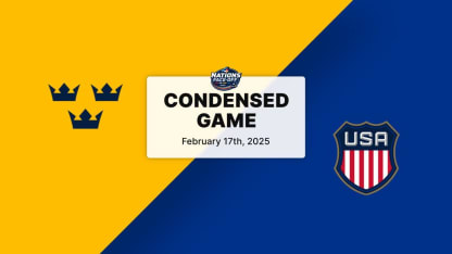 SWE at USA | Condensed Game | 4 Nations Face-Off