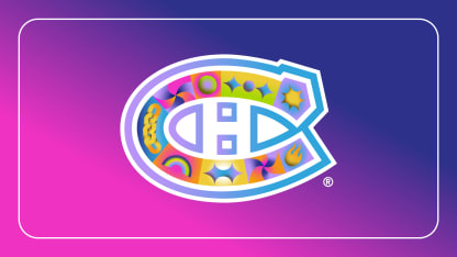 A look at the Canadiens Pride Night logo