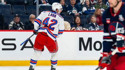 NYR@WPG: Laba scores empty-net goal