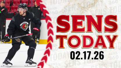 Sens Today: Back at Practice With Eyes on Olympics