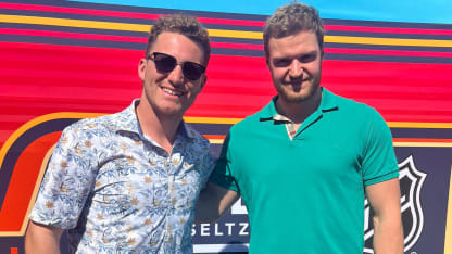 Barkov and Tkachuk hit up NHL All-Star Beach Festival