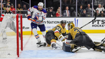 Quatre buts, mais aucune raison de sourire pour Draisaitl après le match no 1 contre les Golden Knights