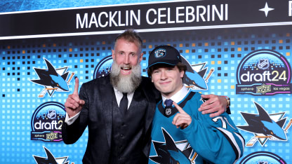 Macklin Celebrini vald av San Jose Sharks som förste spelare totalt i draften 2024