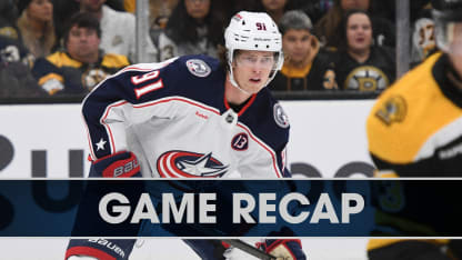 Columbus Blue Jackets Boston Bruins game recap December 28