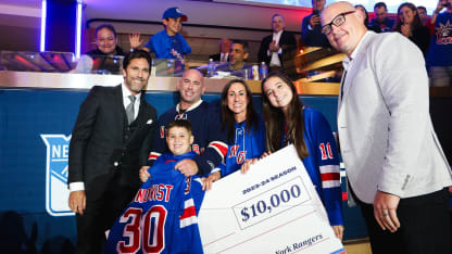 New York Rangers hjälpte familj ersätta förstörd signerad Henrik Lundqvist tröja 