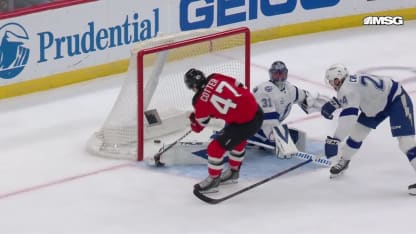 TBL@NJD: Cotter scores goal against Jonas Johansson