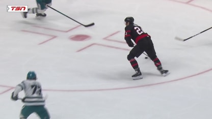 SJS@OTT: Cozens scores goal against Laurent Brossoit